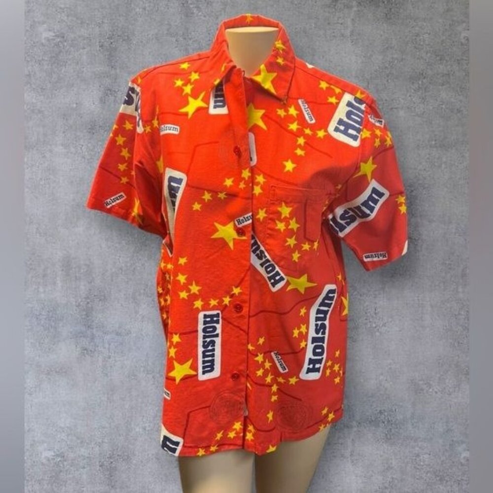 Guy Romo Holsum Print Hawaiian Shirt